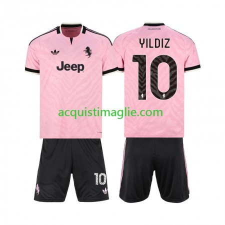 Divisa di Calcio Juventus Kenan Yildiz 10 Bambino Trasferta 2026/2027